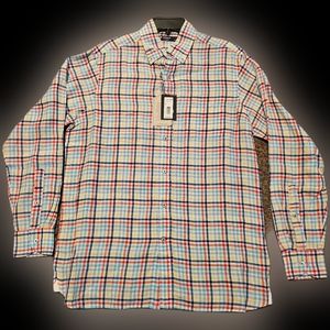 Cremieux French Linen Men's Dress Shirt size Medium